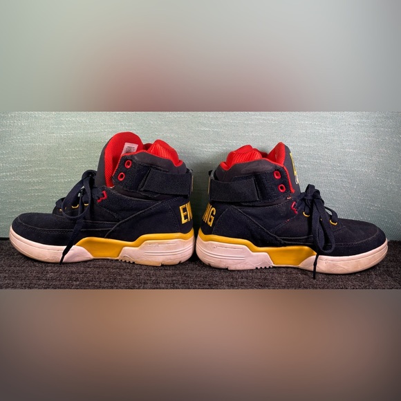 Patrick Ewing 33 Hi Snow Beach 1EW90128-433 Blue Red Yellow & White Size 6 - Picture 4 of 10